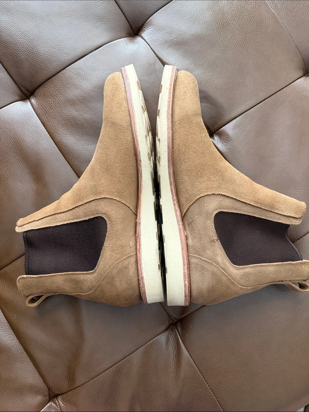Tecovas Men's The Knox Chelsea Boots with Vibram Sole 11.5 EUC